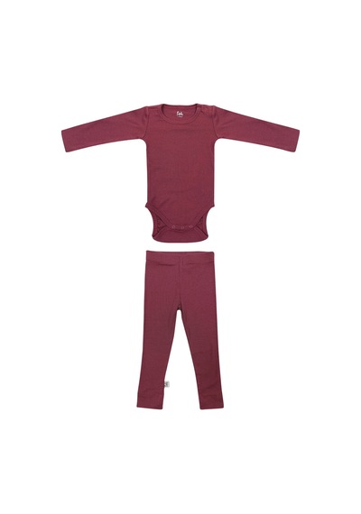 Owli Modal Bebek Takım Bordo 001