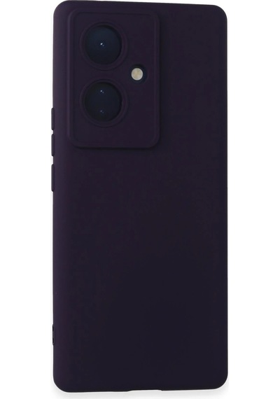 Newface - 273 - Vivo V29 Lite Kılıf Nano İçi Kadife Silikon - Metemıx - - Mor