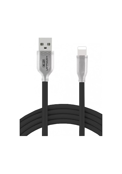 Büro Ev Ofis Cihazları İçin Siyah 1mt 3a Apple Uyumlu iOS Data Şarj Kablosu