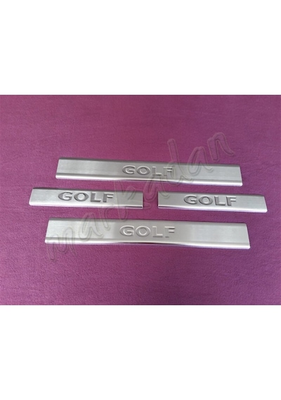 Woc Chrome Vw Golf 6 Krom Kapı Eşiği 2009-2012 4 Parça Paslanmaz