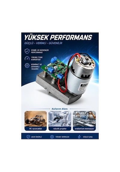Asme-mrb 12v Yüksek Tork Servo Motor 100 180kg Manyetik Kodlu