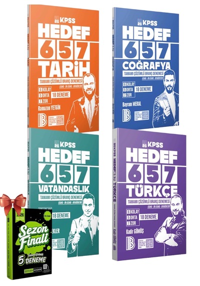 Benim Hocam Yayınları Kpss Ön Lisans-ortaöğretim Deneme Seti