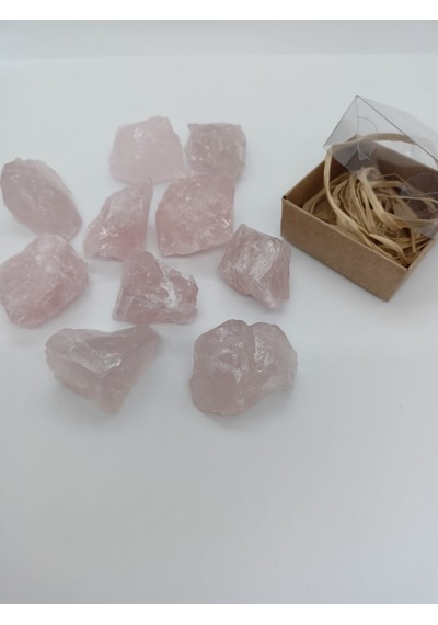 PARÇA PEMBE KUVARS TAŞI BİBLO/ PARÇA DOĞALTAŞ BİBLO (40-60 gr) Ad