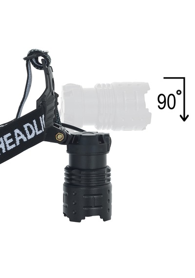 Watton Wt-628 Gt100 Led Şarjlı Kafa Lambası Siyah