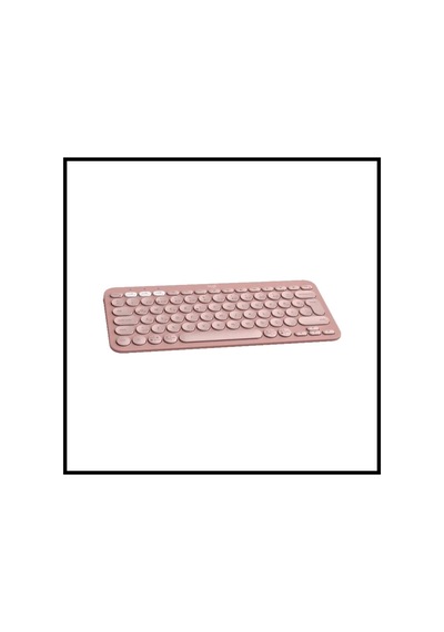 Teknoteg - Rsr - Logıtech K380s, Pebble Keys 2, Rose, 920-011861, Bluetooth, Türkçe, Q, Multimedya,
