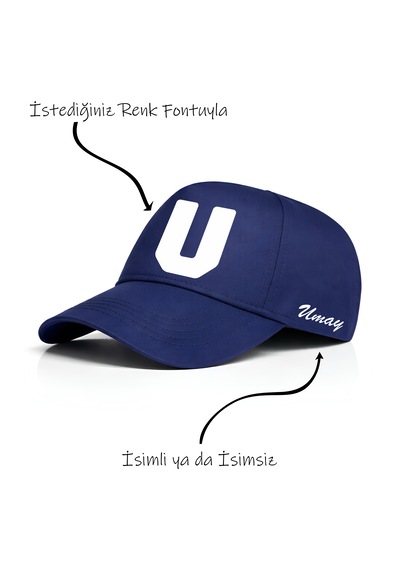 Ogc U Harfi Unisex Şapka Lacivert