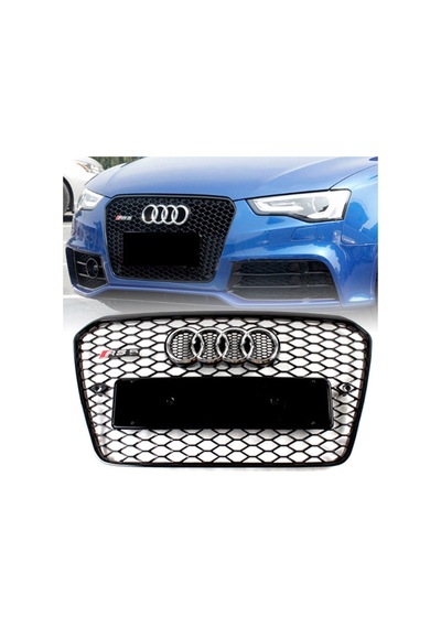 Autogp Audi A5 Rs5 Ön Panjur Izgara 2012 / 2015 B8 Siyah Agp-sm-2013-54