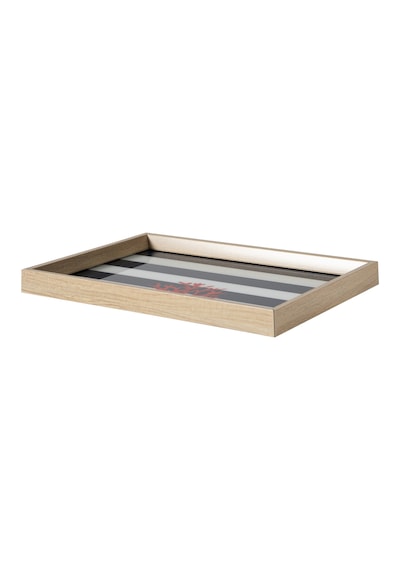 Mudo Home Coral Dekoratif Tepsi 31x42 Cm Mavi