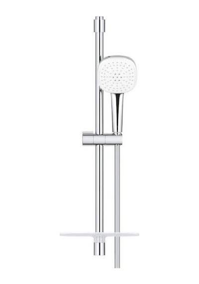 Tempesta Cube 110 Duş Seti 2 Akışlı Yağmur Jet - 26907003 Krom