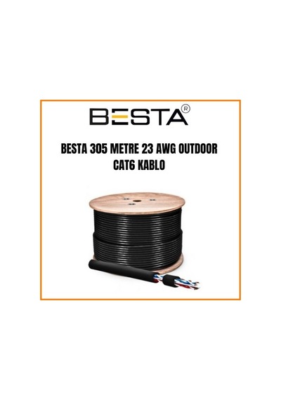 305 Metre 23 Awg Outdoor Cat6 Kablo