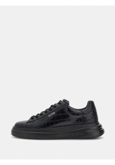 Guess Elba Erkek Siyah Sneaker Fmpelaele12-black Siyah