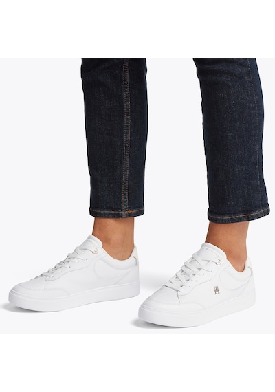 Tommy Hilfiger Essential Chic Court Kadın Beyaz Sneaker 026 Fw0fw08322 Beyaz