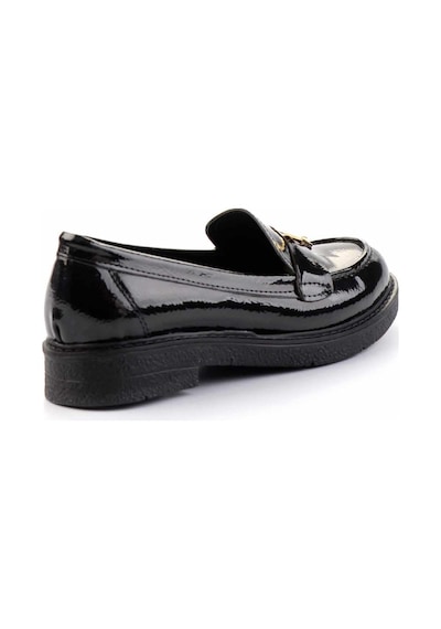 Bambi Siyah Kadın Loafer Ayakkabı K01257067608 Siyah