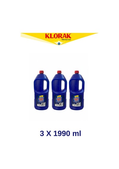 Klorak 3 Adet 1990 Ml Kireç Sökücü 3'lü Set