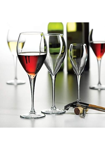 Paşabahçe Dajar 64657 Monte Carlo 6 X Kırmızı Şarap, 265 Ml Ahşap