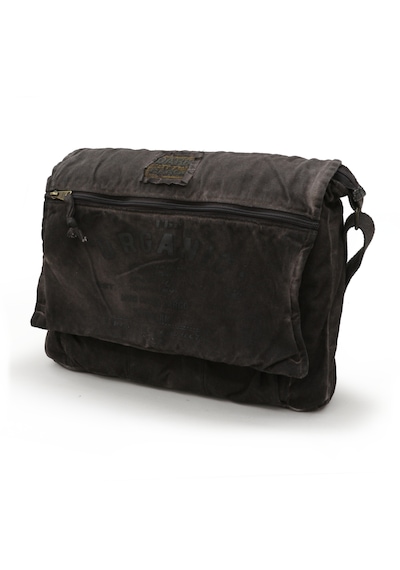 Dark Cotton 8128 Kanvas Omuz Postacı Kahve 15.6 İnç Laptop Çanta