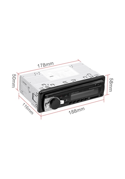 Exvol Kingwin EXW-21 Araba Oto Teyp 4x60W Bluetooth Usb Sd Aux 2 Yıl Garantili