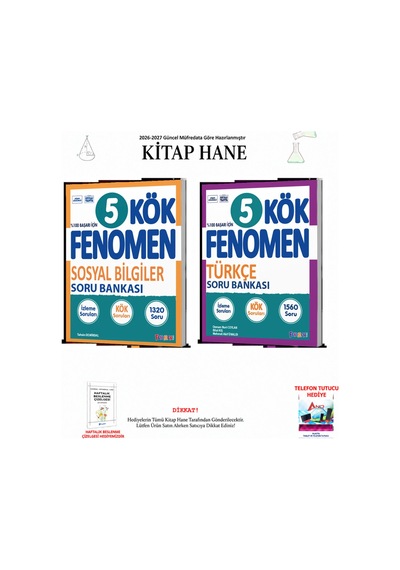 Fenomen 5. Sınıf Kök Sosyal Sb + Kök Türkçe Sb 2 Kitap Seti