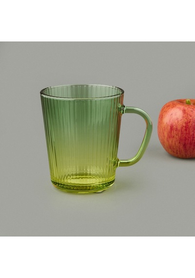 Raklee Optic Cam Kupa - Yeşil - 200 Ml Renkli