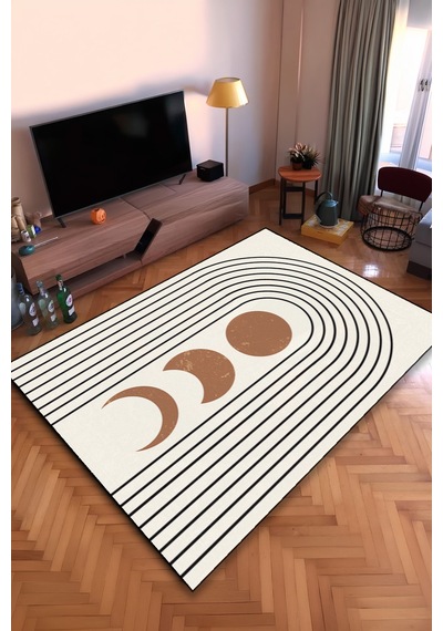 Bohem Yıkanabilir Kaymaz Taban Leke Tutmaz Salon Halısı Mutfak Halısı Ve Yolluk Bhmcrpt0016