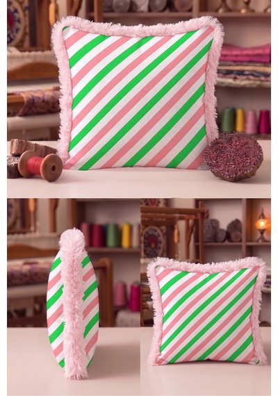 Çizgili Pastel Renk Modern Saçaklı Yastık Kılıfı-geometrik Yeşil Pembe Krem Püsküllü Kırlent Kılıfı Derin Atlas Ritüel Çizgili Pastel Renk Modern Saçaklı Yastık Kılıfı-geometrik Yeşil Pembe Krem Püsküllü Kırlent Kılıfı Derin Atlas Ritüel