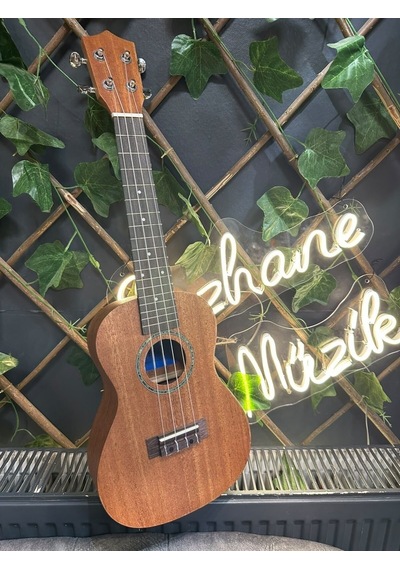 Concert Ukulele 23 İnç Maun Gövde 4 Telli Doğal Ahşap Ukulele