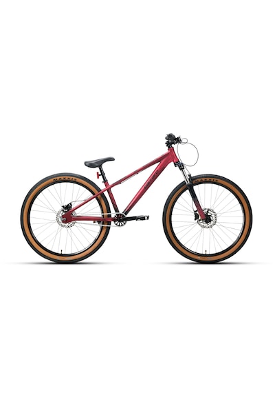 Carraro Bandit 1-v Hd Dirt Jump Bisiklet - Mat Koyu Kırmızı-siyah - 31 Cm