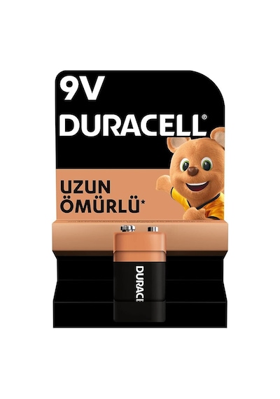 Duracell 9 Volt Pil Tekli Paket- 10'li Paket