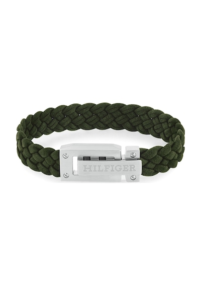 Tommy Hilfiger Takı Thj2790518 Erkek Deri Bileklik Yeşil