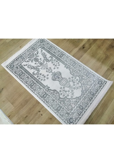 Enfora Halı Karya Akrilik Yumuşak Doku Seccade 78x125 Krem 09