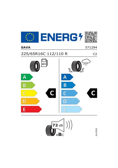 Sava 225/65R16C 112/110R Trenta 2 Yaz Lastiği 2024