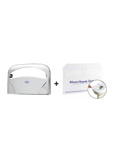 Palex Kromajlı Klozet Kapak Dispenseri + Hijyenik Örtü 250ad