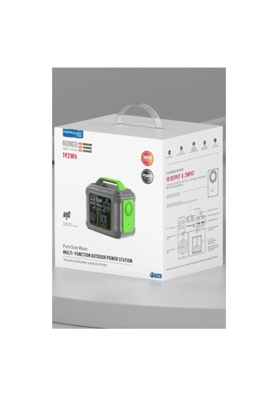 Buradabulabilirsin Konfulon Cn04 Powerbank 300w 60.000 Mah 5w Led Işıklı Kamp Şarj Pd 60w - Gri Bbz