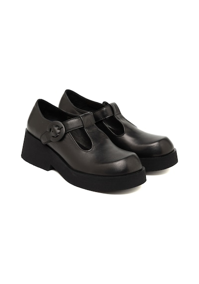 Nero Black Sneaker Günlük Kadın 25k12072 Vergelio Skin Nero Bej