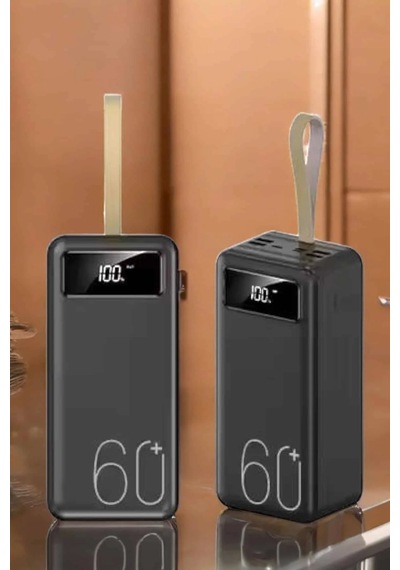 Lb Powerbank 60.000 Mah Hızlı Şarj 4 Çıkışlı Uzun Şarj Süreli Dijital Göstergeli Çok Renkli 13832764