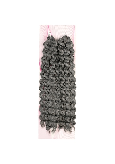 Nice Bulk Afro Su Dalgası / Koyu Gri - Mydr-463227 Çok Renkli