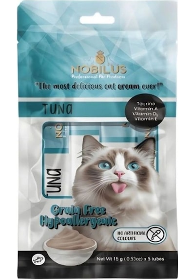 Nobılus Ton Balıklı Kedi Krema Ödülü 5x15g