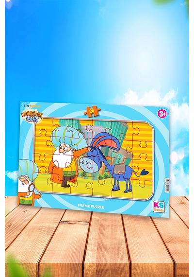 Kesman Games Nasrettin Hoca Zaman Yolcusu 24 Parça Frame Puzzle/Y