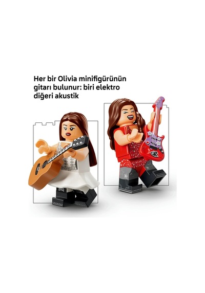Plentiful Editions Olivia Rodrigo Nun İki Renkli Gitarı 43031