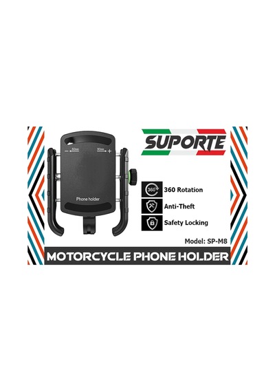 Suporte M8s Gidon Ve Ayna Bağlantılı 3.5 - 7 İnç Telefon Tutucu