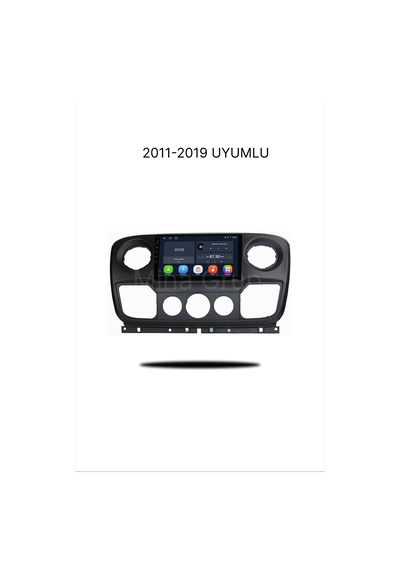 Snp Serisi Renault Master 3 2011 - 2019 Uyumlu 4-64gb Hafıza Multimedya Sistemi Ve Geri Görüş Kamerası 10"