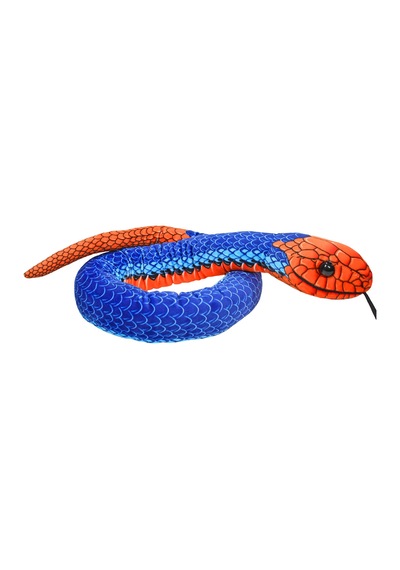 Wild Republic Mavi Mercan Pullu Yılan 137 Cm 25495 Çok Renkli