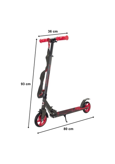 Evo Flexi 2 Tekerlekli Scooter  Kırmızı