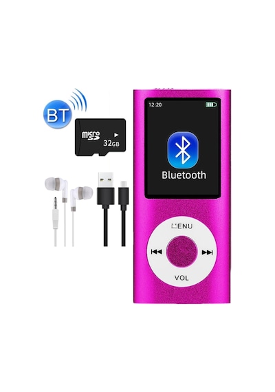5007mp 32gb Tf Kart  Metal Mp3 Player Renli Ekranlı Fm Radyolu Bluetoth Lu Hafıza Kartı Girişli Müzik Çalar 32gb