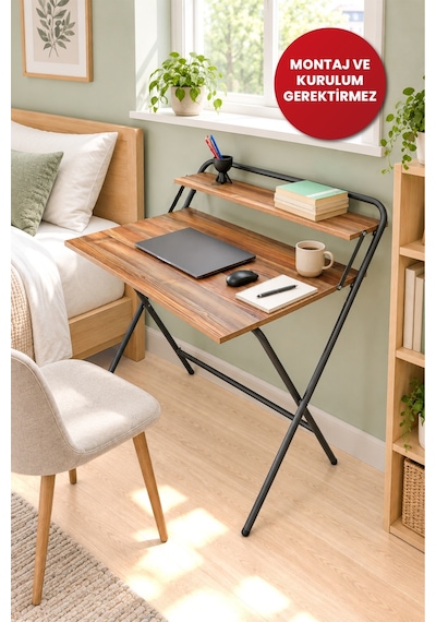Arpelia Çalışma Masası Tam Katlanır 85x55x73 Cm Antrasit Arpelia Çalışma Masası Tam Katlanır 85x55x73 Cm Antrasit