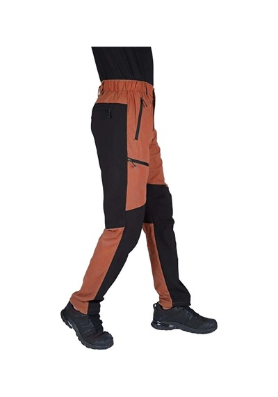 Alpinist Rugged Flex Erkek Pantolon Turuncu-siyah 001