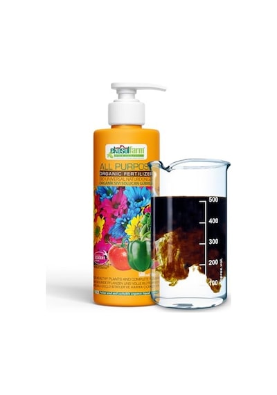 Sıvı Ve Katı Form Solucan Gübresi, Ev Bitkileri, Çiçekli Bitkiler, Meyve Ve Sebzeler İçin Üniversal Organik Sıvı Gübresi 0.75 LT - 2.5 LT - 12 KG