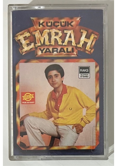 Küçük Emrah Yaralı Kaset Orjnal Dönem Kağıt Baskı Kaset