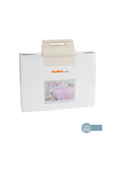 Özdilek Soft Linen Çift Kişilik Saten Nevresim Takımı, 200x220 Cm, Pembe Diğer