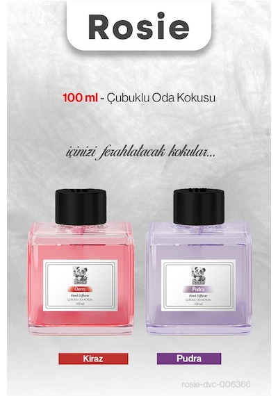 Kiraz Ve Pudra Rosıe Çubuklu Oda Kokusu 100 Ml Fresh